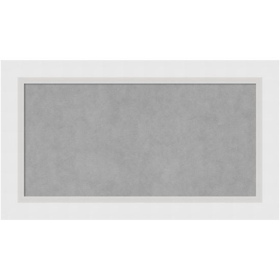 Picture of Amanti Art Magnetic Bulletin Board, 28in x 16in, Blanco White Wood Frame