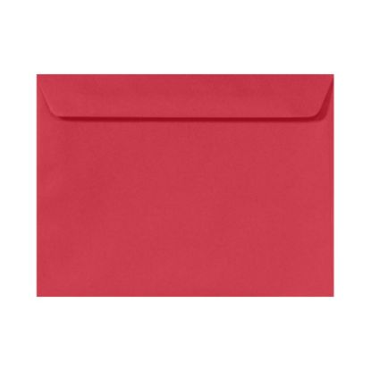 Picture of LUX Booklet 9in x 12in Envelopes, Peel & Press Closure, Holiday Red, Pack Of 250