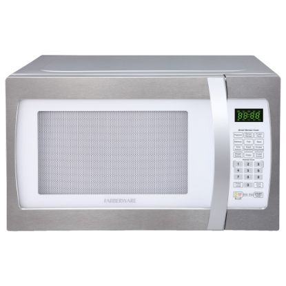 Picture of Farberware Professional 1.3 Cu. Ft. 1100-Watt Microwave Oven, White/Platinum