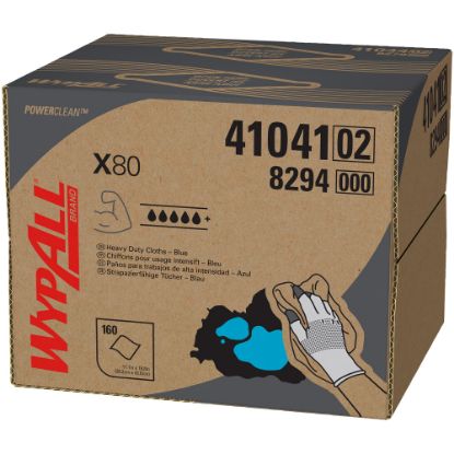 Picture of Kimberly-Clark Professional Wipers Wypall X80 Brag Box , Box Of 160