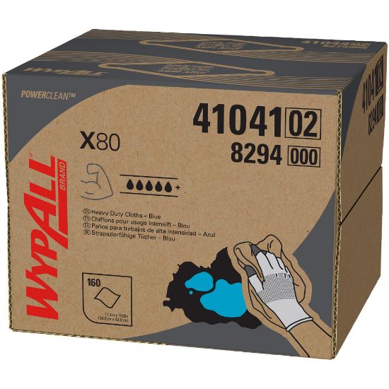 Picture of Kimberly-Clark Professional Wipers Wypall X80 Brag Box , Box Of 160