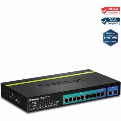 Picture of TRENDnet TPE 1020WS 10-Port Gigabit Web Smart PoE+ Switch