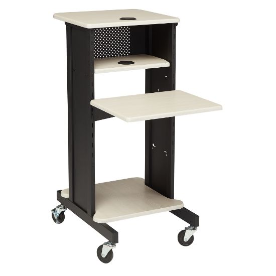 Picture of Oklahoma Sound? Premium Presentation Cart, Black/Ivory