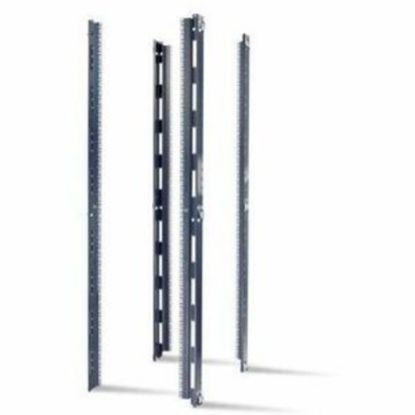 Picture of APC Vertical Mounting Rail with Square Holes - Black