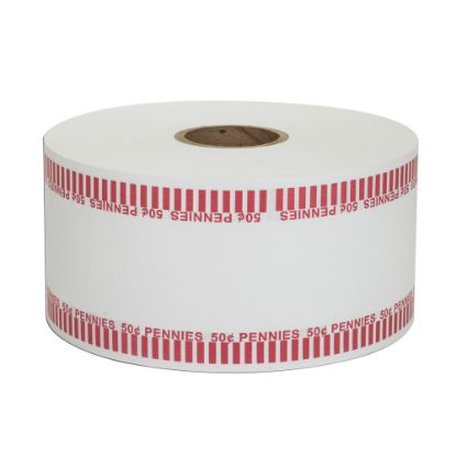 Picture of Pap-R Products Automatic Coin-Wrapper Roll, Pennies, Red, Roll Of 1,900