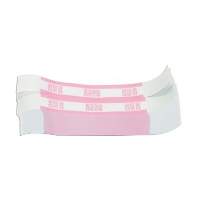 Picture of Currency Straps, Pink, $250, Pack Of 1,000