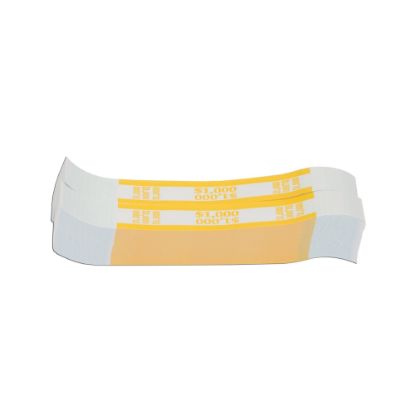 Picture of Currency Straps, Yellow, $1,000, Pack Of 1,000