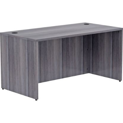 Picture of Lorell Essentials 60inW Computer Desk, Weathered Charcoal