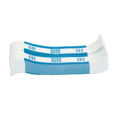 Picture of Pap-R Currency Straps, Blue, $100, Pack Of 1,000