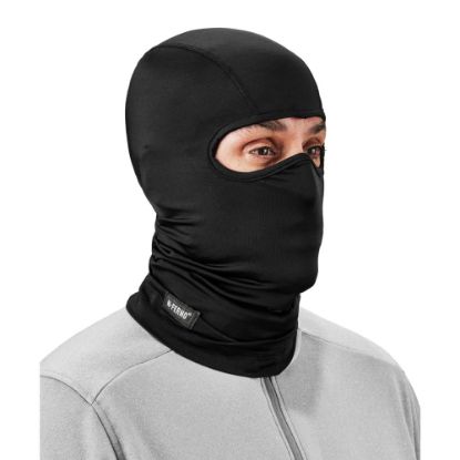 Picture of Ergodyne N-Ferno 6832 Spandex Balaclava Face Masks, One Size, Black, Pack Of 12 Masks