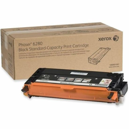 Picture of Xerox 6280 Black Toner Cartridge, 106R01391