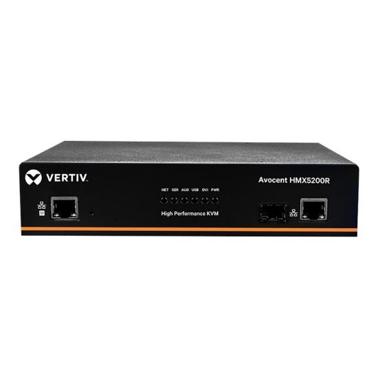 Picture of Vertiv Avocent HMX 5000 | High Performance KVM Extender | KVM Receiver | Dual Receiver | DVI-D Audio SFP (HMX5200R-001) - High Performance KVM Extender | IP-Based KVM Receiver | IP-Based KVM Transmitter