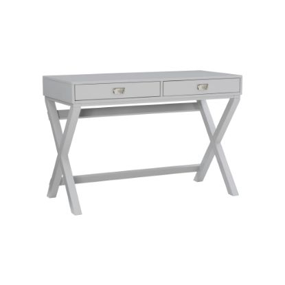 Picture of Linon Ari 44inW Home Office Writing Desk, Gray