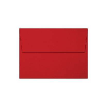 Picture of LUX Invitation Envelopes, A6, Gummed Seal, Holiday Red, Pack Of 50