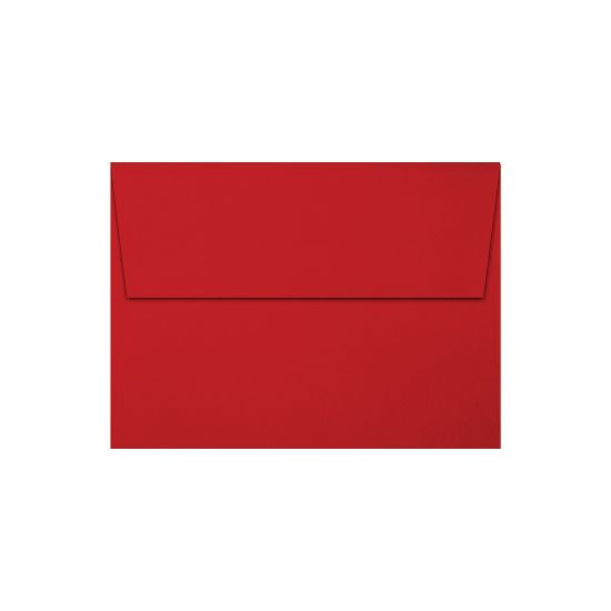 Picture of LUX Invitation Envelopes, A6, Gummed Seal, Holiday Red, Pack Of 50