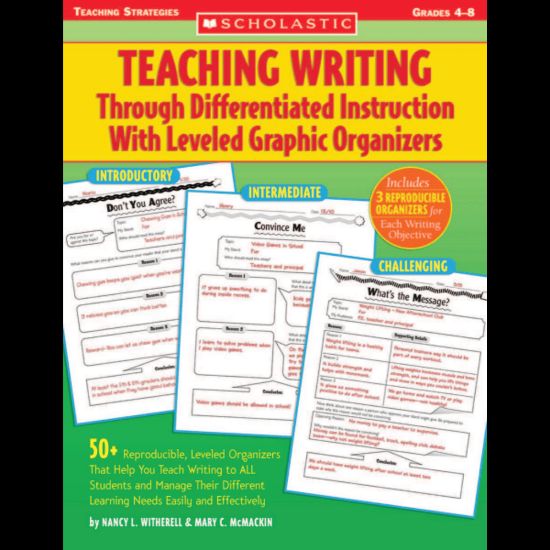 Picture of Scholastic Teaching Writing Through Differentiated Instruction With Leveled Graphic Organizers