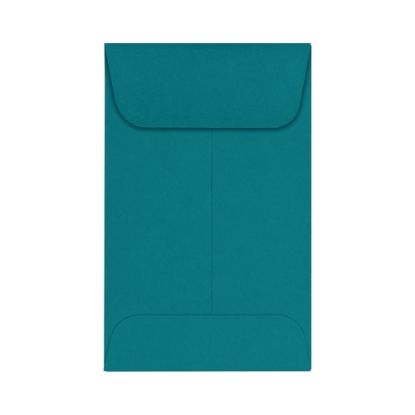 Picture of LUX Coin Envelopes, #1, Gummed Seal, Teal, Pack Of 50