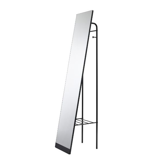 Picture of Adesso Tillie Rectangle Floor Mirror, 58inH, 11-3/4inW x 14-1/4inD, Matte Black