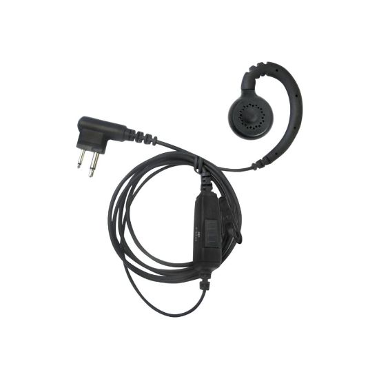 Picture of Motorola TDSourcing P-6423 - Earphones with mic - ear-bud - over-the-ear mount - wired