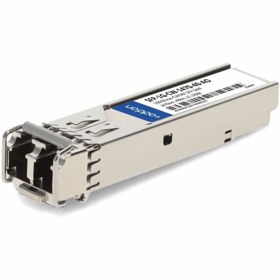 Picture of AddOn Arista Networks SFP-1G-CW-1470-40 Compatible TAA Compliant 1000Base-CWDM SFP Transceiver (SMF, 1470nm, 40km, LC, DOM) - 100% compatible and guaranteed to work