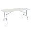 Picture of National Public Seating Blow-Molded Folding Table, Rectangular, 72inW x 30inD, Light Gray/Gray