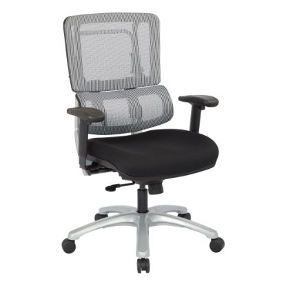 Picture of Pro-Line II Pro X996 Vertical Mesh High-Back Chair, Gray/Coal Black FreeFlex/Silver