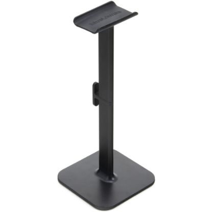 Picture of Bluelounge Posto 2.0 Headphone Stand - 10in Height x 4in Width - Desktop, Desk - Aircraft Aluminum, Plastic - Black