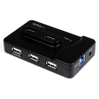 Picture of StarTech.com 6 Port USB 3.0 / USB 2.0 Combo Hub with 2A Charging Port - 2x USB 3.0 & 4x USB 2.0