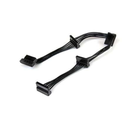 Picture of StarTech.com 4x SATA Power Splitter Adapter Cable - Add four extra SATA power outlets to your Power Supply - sata power splitter cable - serial ata power splitter - sata to sata power cable