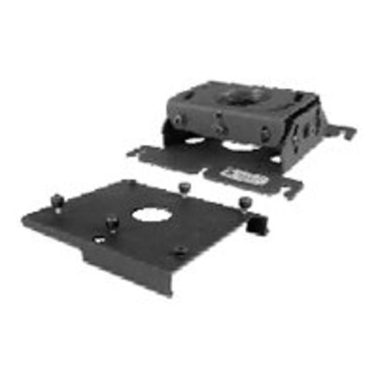 Picture of Chief RPA-027 - Mounting kit (ceiling mount, bracket) - for projector - steel - black - ceiling mountable