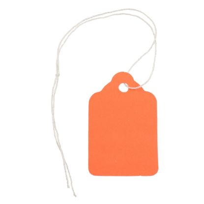 Picture of JAM Paper Gift Tags, 1 3/4in x 1 1/8in, Orange, Pack Of 50