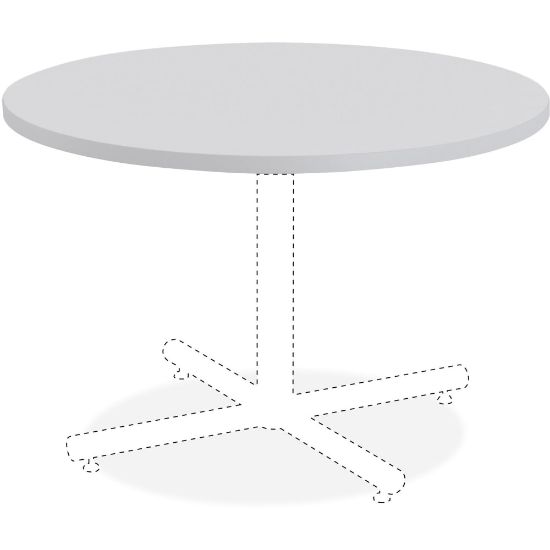 Picture of Lorell Hospitality Round Table Top, 36inW, Light Gray