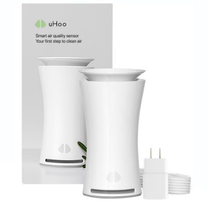 Picture of uHoo Smart Indoor Air Quality Sensor, White, UHO001800F001