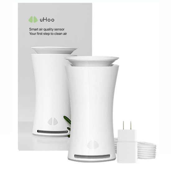 Picture of uHoo Smart Indoor Air Quality Sensor, White, UHO001800F001