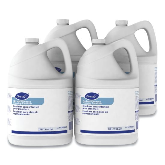 Picture of Diversey No Maintenance Flooring Emulsion, 1 Gallon, Case Of 4 Bottles