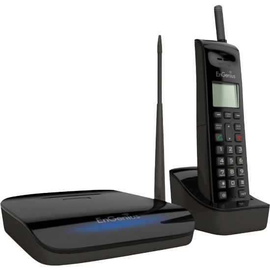 Picture of EnGenius FreeStyl 2 DECT 6.0 Cordless Phone System, ENGFREESTYL2, Black