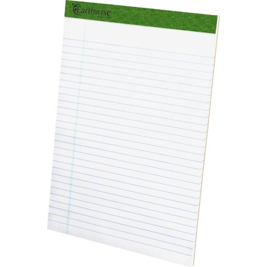 Picture of TOPS Perforated Legal Writing Pads, 8 1/2in x 11 3/4in, 50 Sheets, 100% Recycled, Pack Of 12