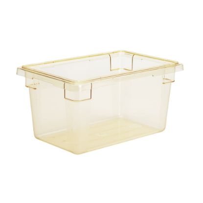 Picture of Cambro Camwear 9inD Food Boxes, 12in x 18in, Safety Yellow, Set Of 6 Boxes