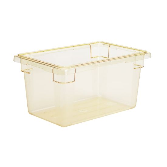 Picture of Cambro Camwear 9inD Food Boxes, 12in x 18in, Safety Yellow, Set Of 6 Boxes