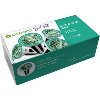 Picture of Aspara Blue Curled Kale Seed Kit, Kit Of 8 Capsules