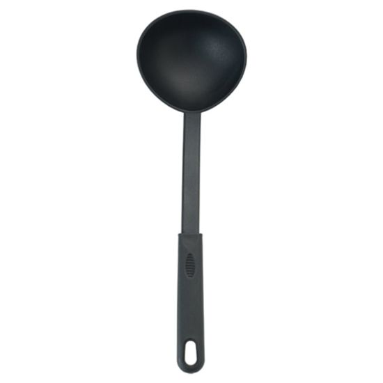 Picture of Winco Nylon Serving Ladle, 12in, Black