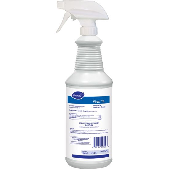 Picture of Diversey Virex TB Disinfectant Cleaner, Citrus Scent, 32 Oz