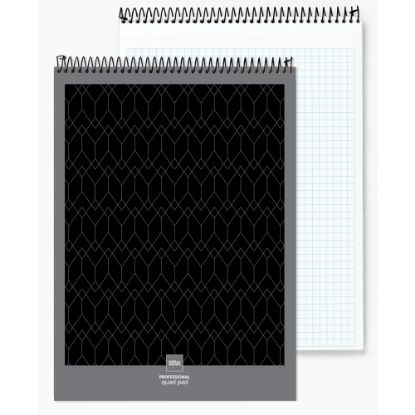 Picture of Office Depot Brand Professional Top Wirebound Writing Pad, 8 1/2in x 11 3/4in, Quad Ruled, 70 Sheets, White