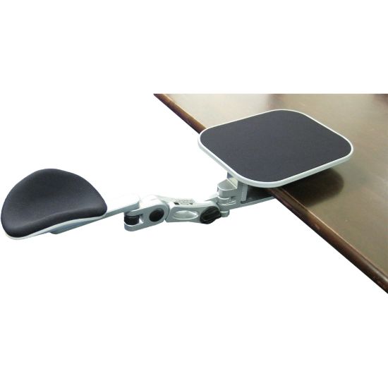 Picture of Ergoguys EG-ErgoArm Adjustable Computer Arm Rest With Mouse Pad, Silver