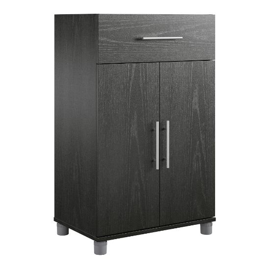 Picture of Ameriwood Home Camberly 2-Door/1-Drawer 24inW Base Cabinet, Black