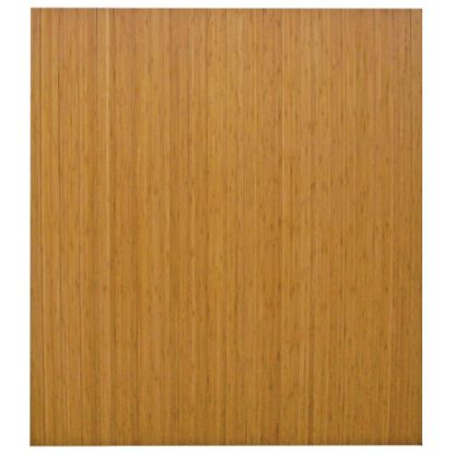 Picture of Anji Mountain Bamboo Roll-Up Chair Mat, 48in x 42in, 1/4in-Thick, Natural