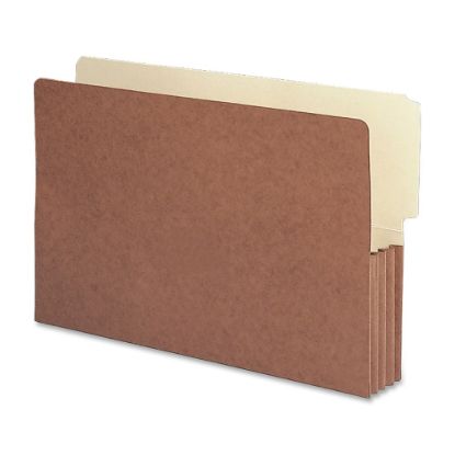 Picture of Smead Redrope End-Tab File Pockets, Legal Size, 3 1/2in Expansion, 30% Recycled, Redrope, Box Of 10