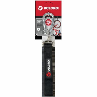 Picture of VELCRO Heavy Duty Storage Strap - 1 Each - Medium (M) - 12.8in Height x 3.5in Width x 1in Length - Black