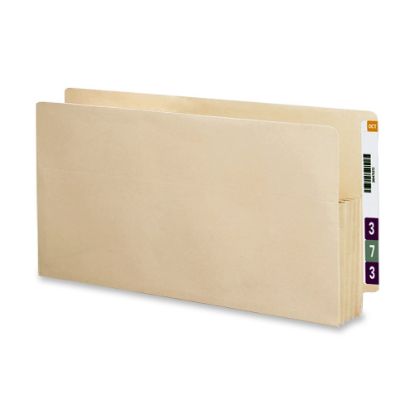 Picture of Smead End-Tab File Pockets, Letter Size (8 1/2in x 11in), 3 1/2in Expansion, Manila, Box Of 25