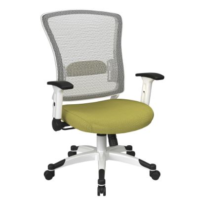 Picture of Office Star Space Seating Ergonomic Mesh Mid-Back Managers Chair, Olive/White